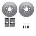 Dynamic Friction Co 4612-63001, Geospec Rotors with 5000 Euro Ceramic Brake Pads includes Hardware, Silver 4612-63001